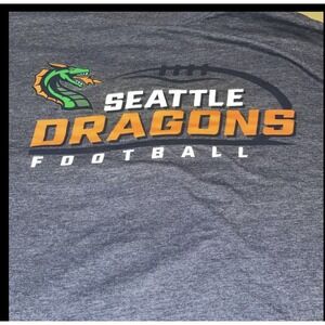 Men's 3XL NWOT Seattle Dragons XFL G III Sport Short Sleeve Shirt